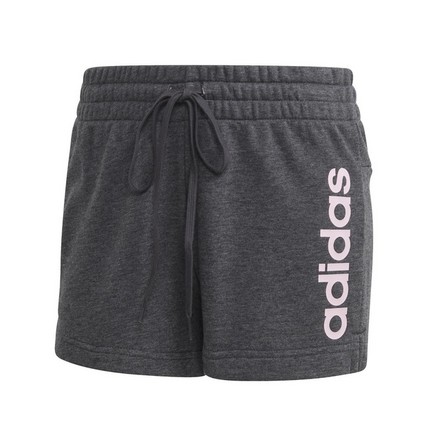 Women Essentials Slim Logo Shorts, Grey, A901_ONE, large image number 0