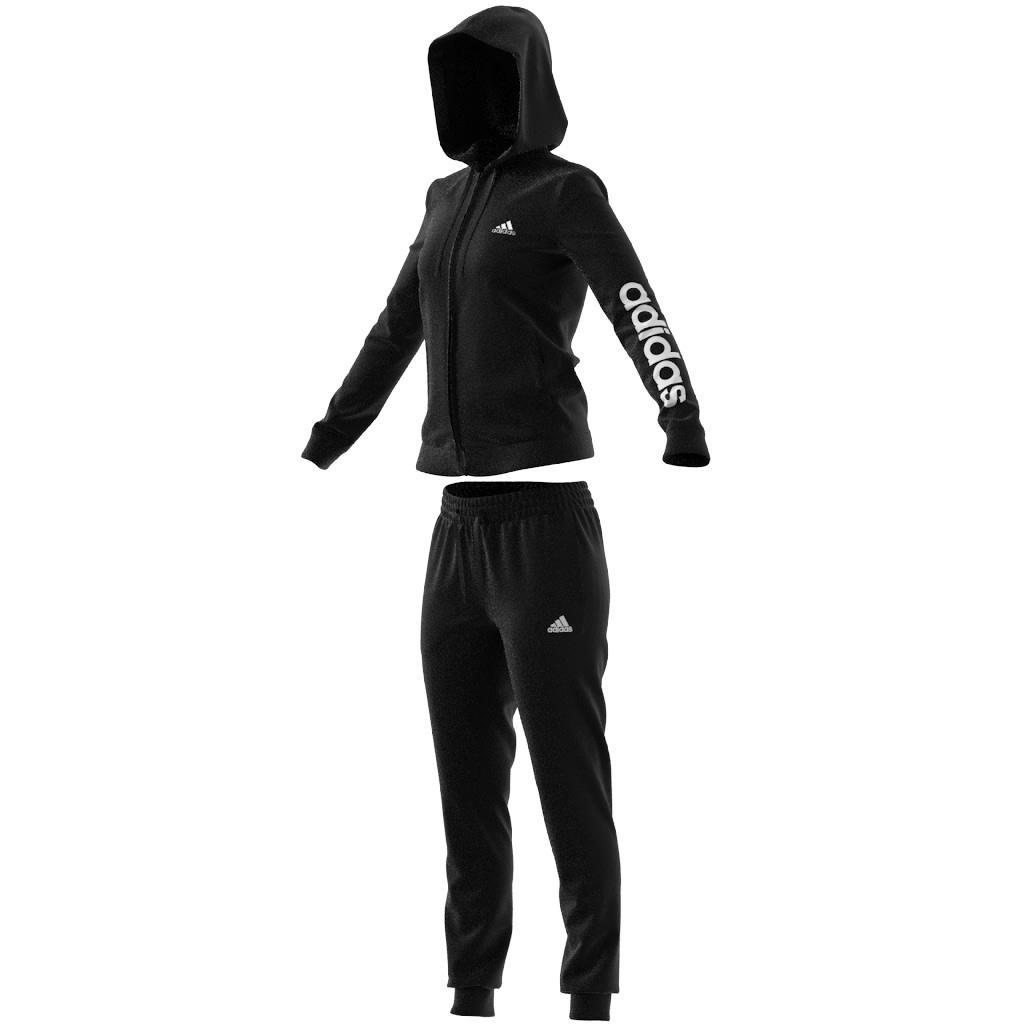 Essentials Logo French Terry Track Suit, Black, , large image number 1