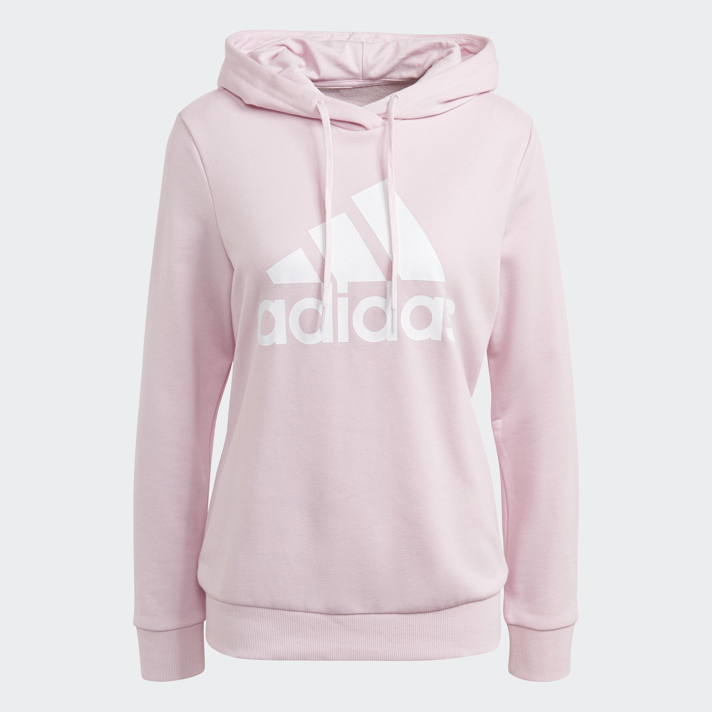 Essentials Relaxed Logo Hoodie, Pink, A901_ONE, medium