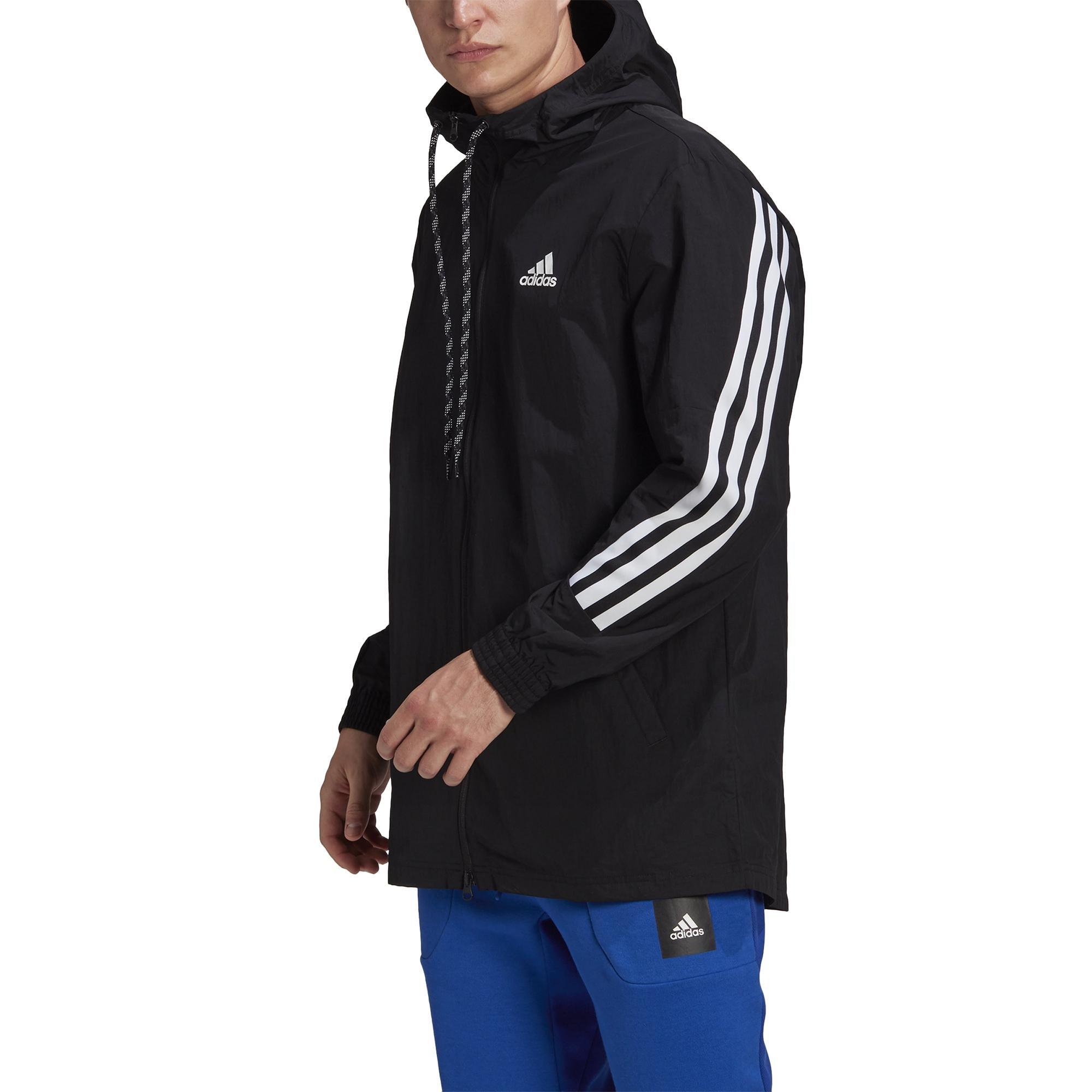 Men Sportswear 3-Stripes Tape Jacket, Black, A901_ONE, large image number 0