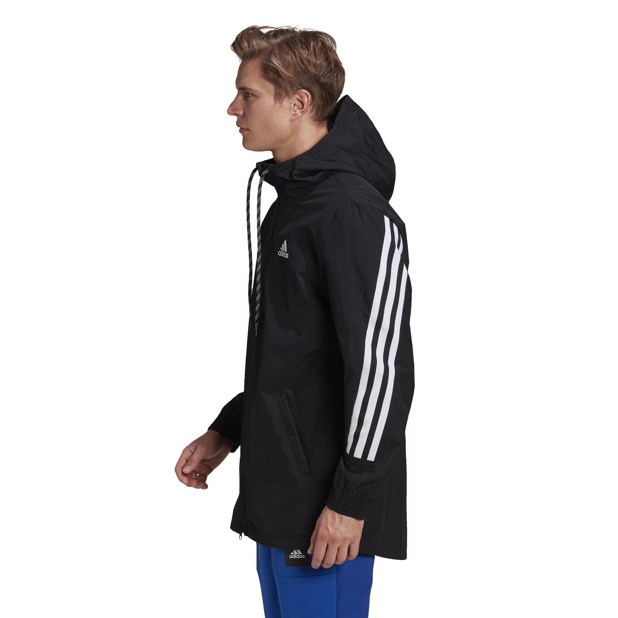 Men Sportswear 3-Stripes Tape Jacket, Black, A901_ONE, large image number 1