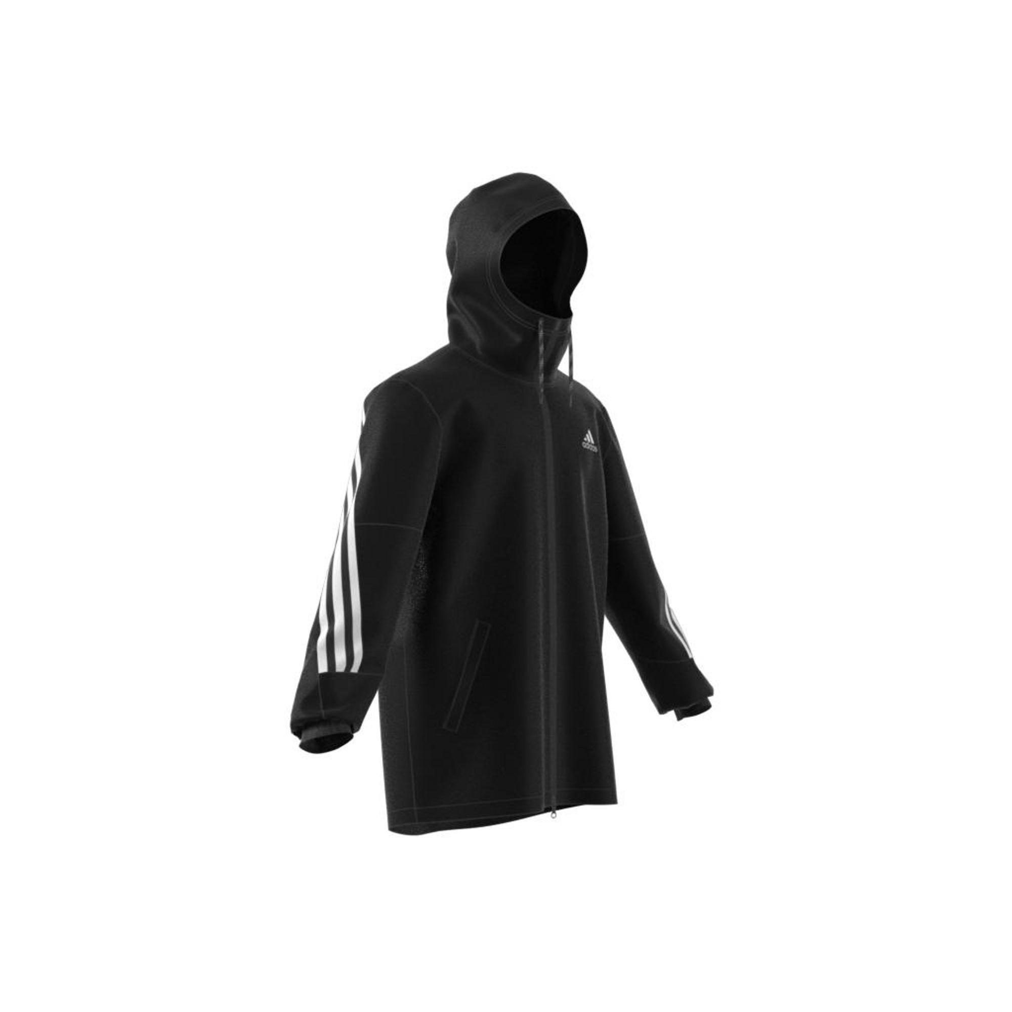 Men Adidas Sportswear 3-Stripes Tape Jacket, Black, A901_ONE, large image number 12