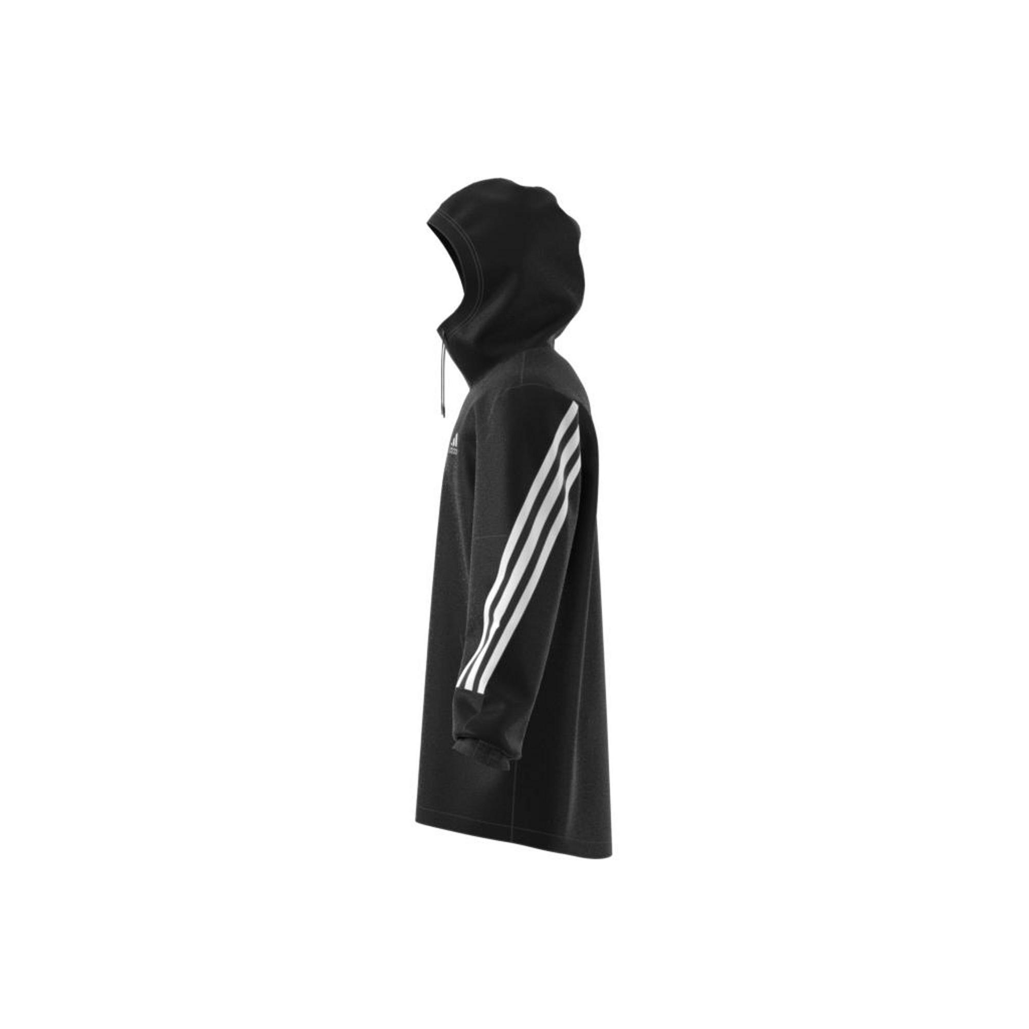Men Adidas Sportswear 3-Stripes Tape Jacket, Black, A901_ONE, large image number 18