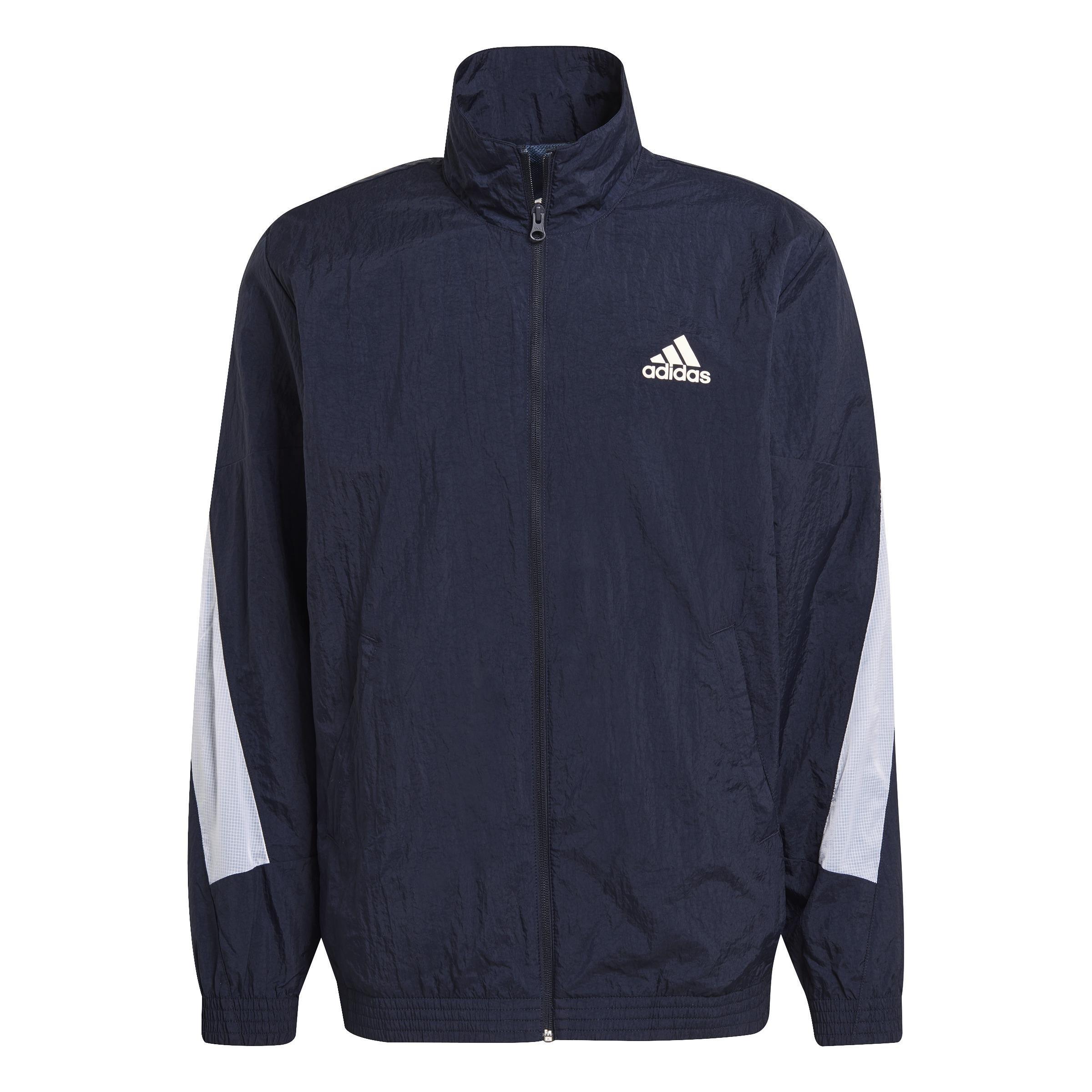 Adidas mesh track jacket deals