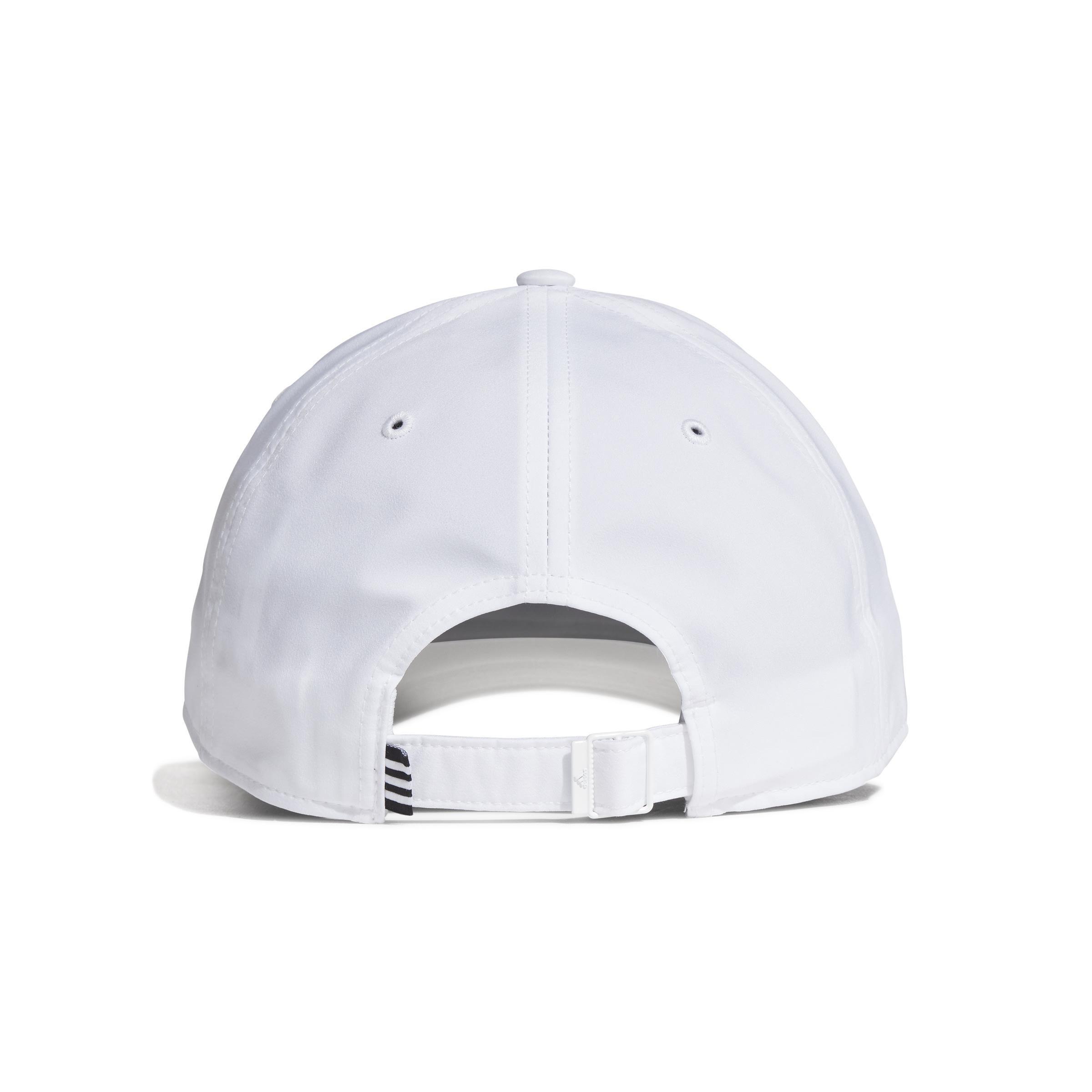 Unisex Lightweight Embroidered Baseball Cap, White, A901_ONE, large image number 2