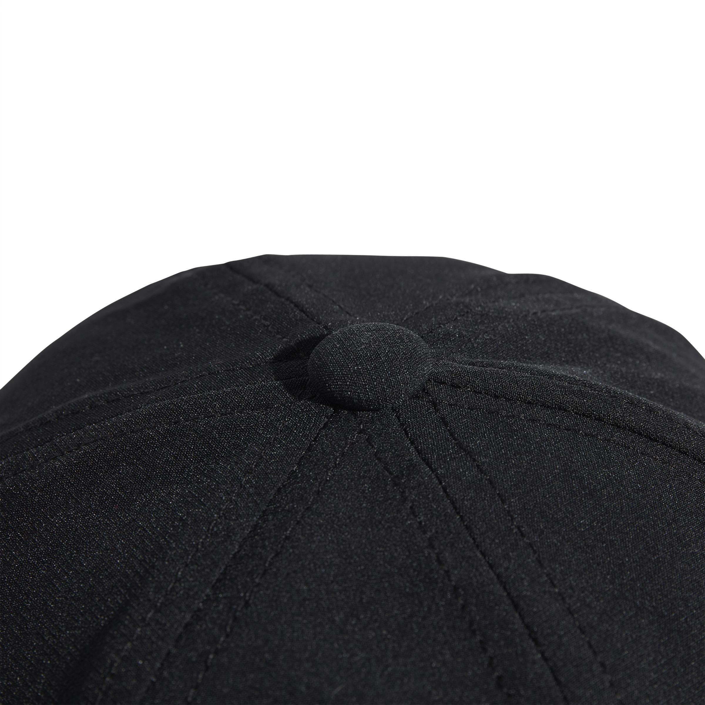 Unisex Aeroready 3-Stripes Baseball Cap, Black, , large image number 3