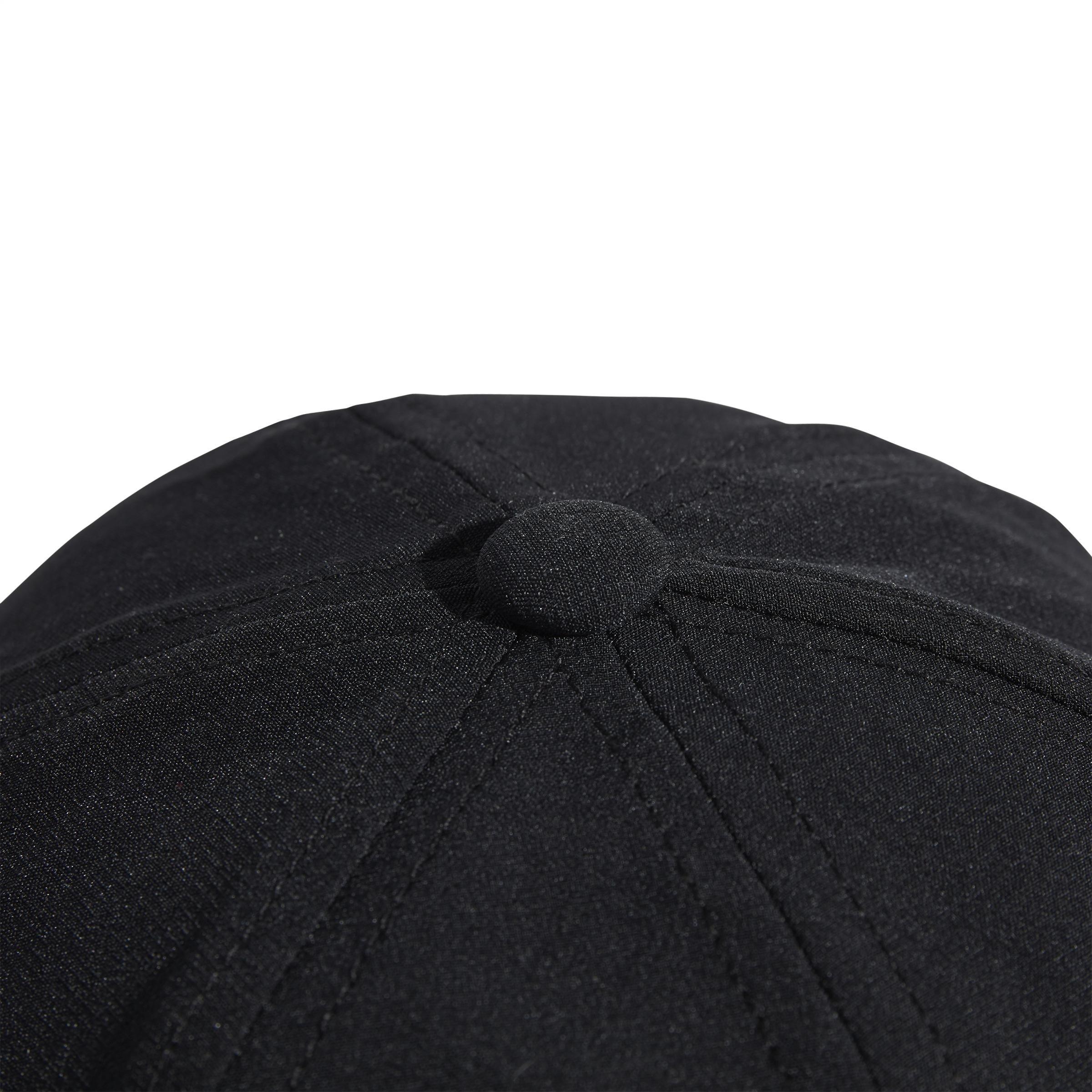 Unisex Aeroready 3-Stripes Baseball Cap, Black, A901_ONE, large image number 3