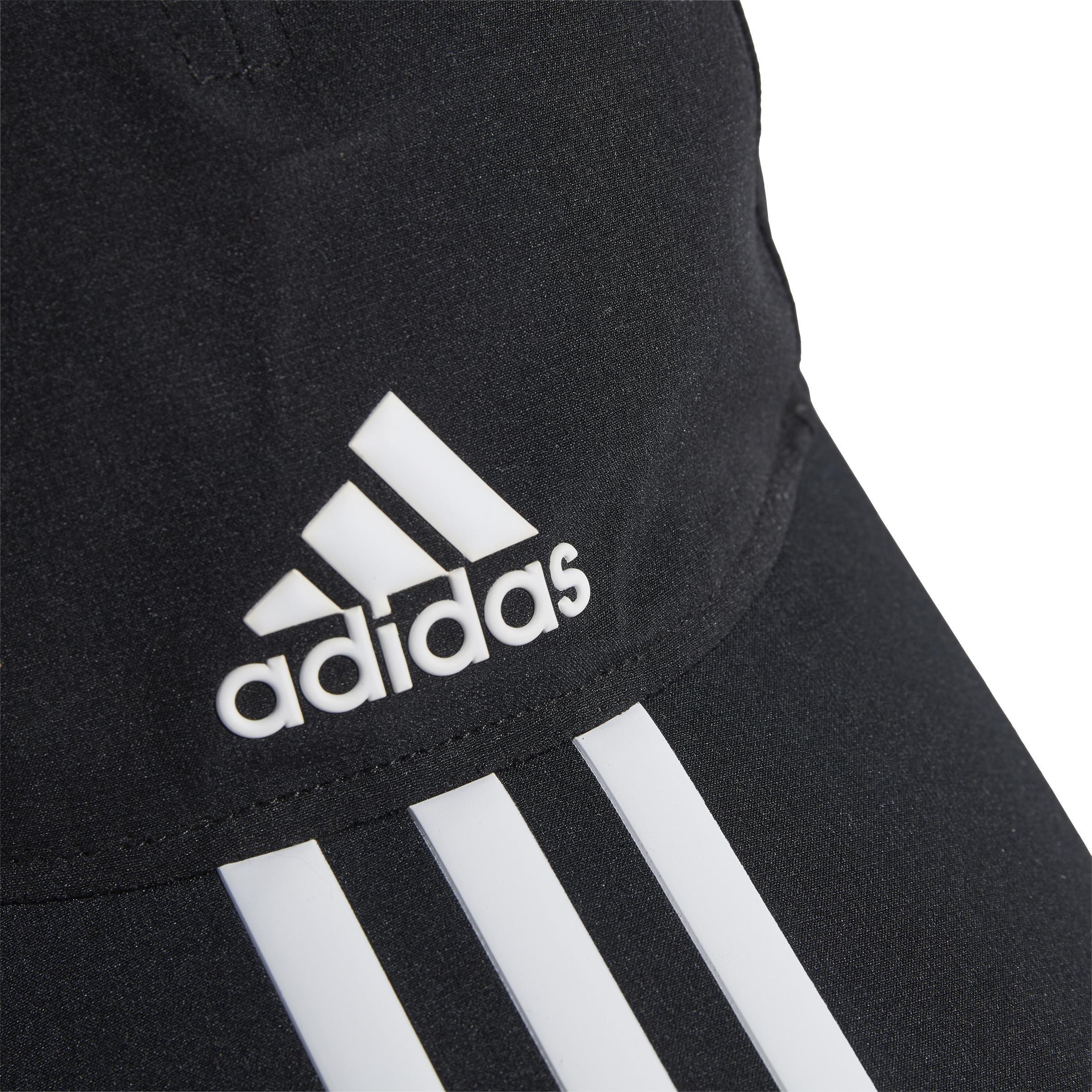 Unisex Aeroready 3-Stripes Baseball Cap, Black, , large image number 4