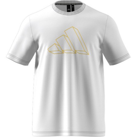 Men Adidas Sportswear Graphic T-Shirt, White, A901_ONE, large image number 5