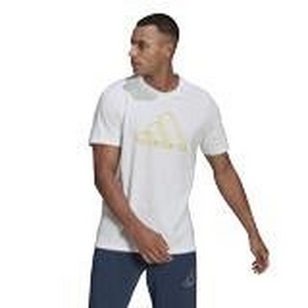 Men Adidas Sportswear Graphic T-Shirt, White, A901_ONE, large image number 20