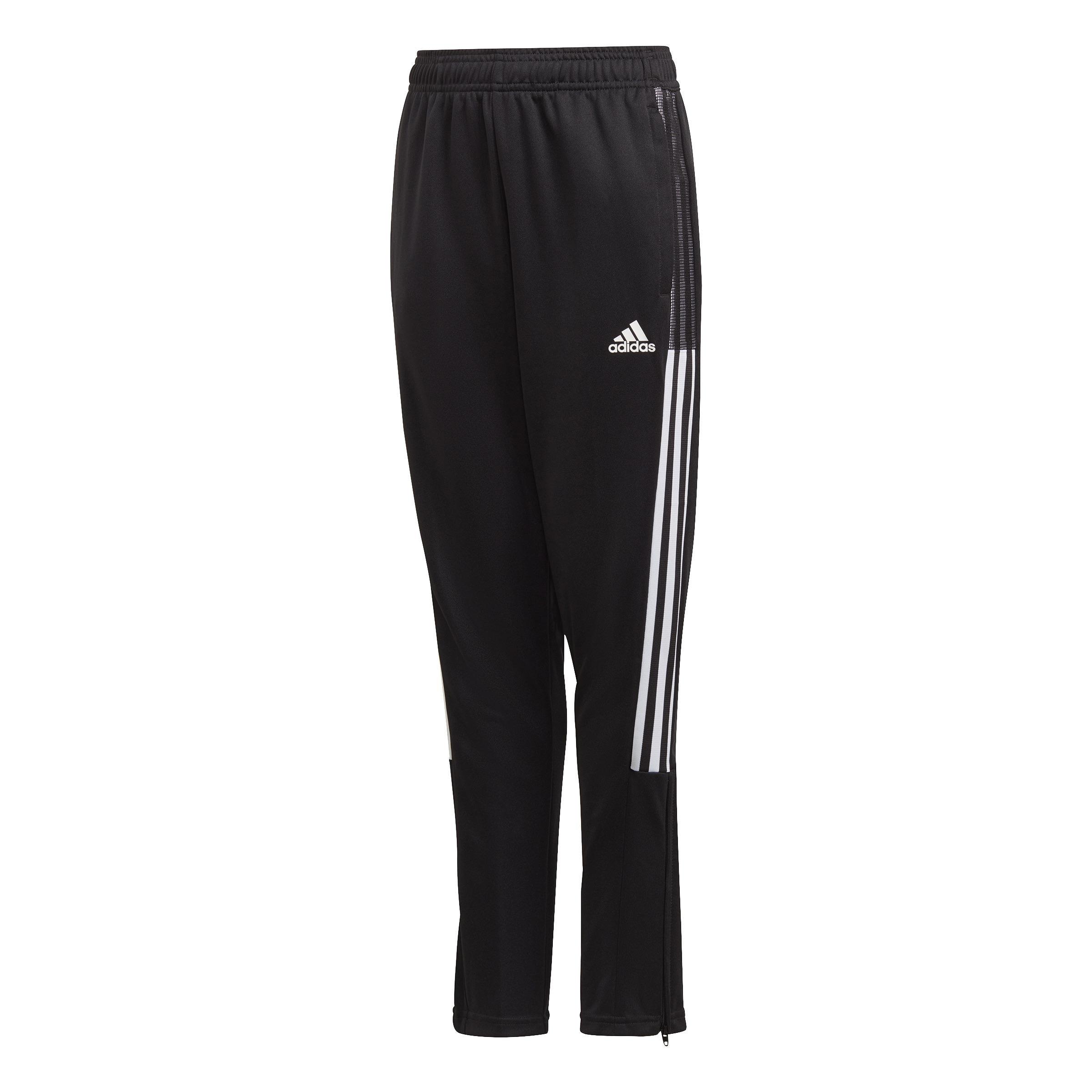 Unisex Kids Tiro 21 Track Tracksuit Bottoms, Black, A901_ONE, large image number 0
