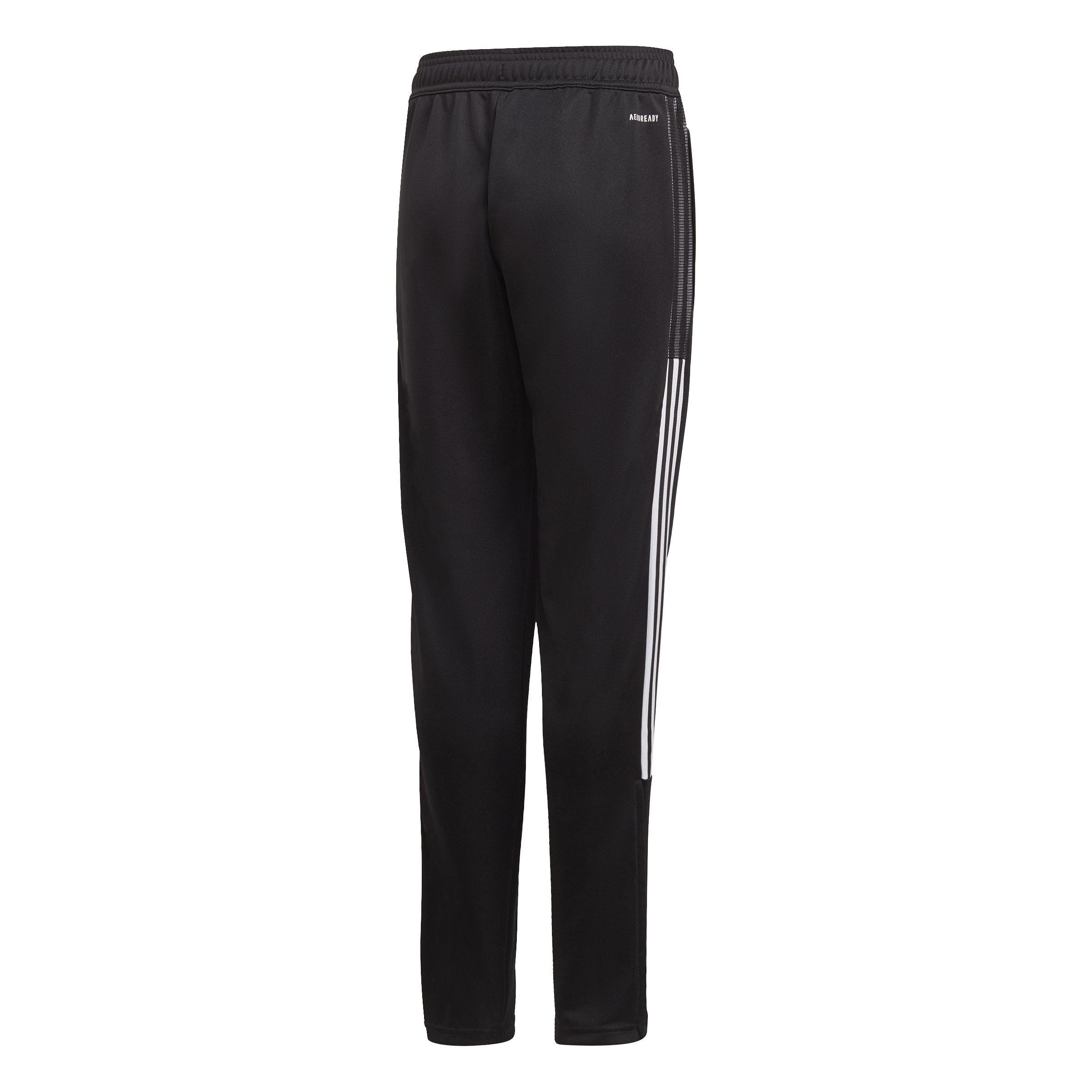 Unisex Kids Tiro 21 Track Tracksuit Bottoms, Black, A901_ONE, large image number 2
