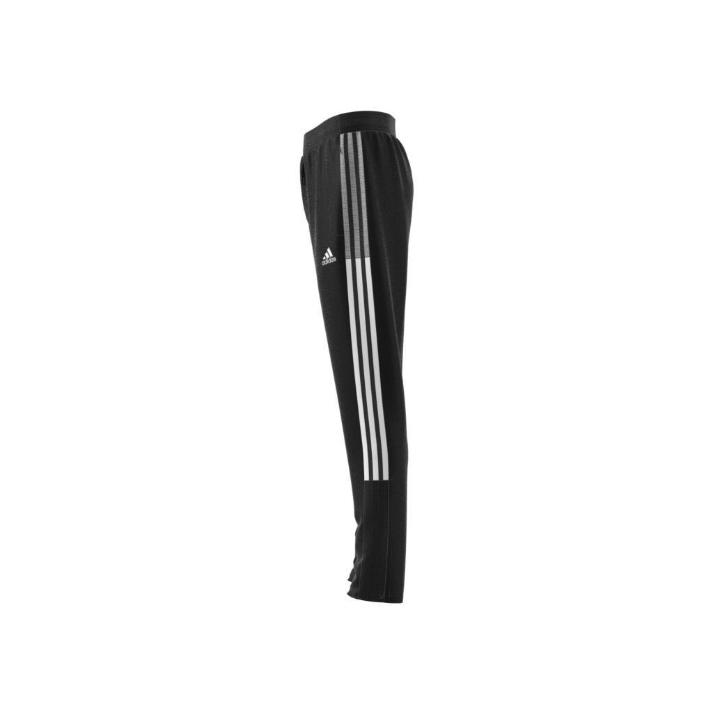 Unisex Kids Tiro 21 Track Tracksuit Bottoms, Black, A901_ONE, large image number 7