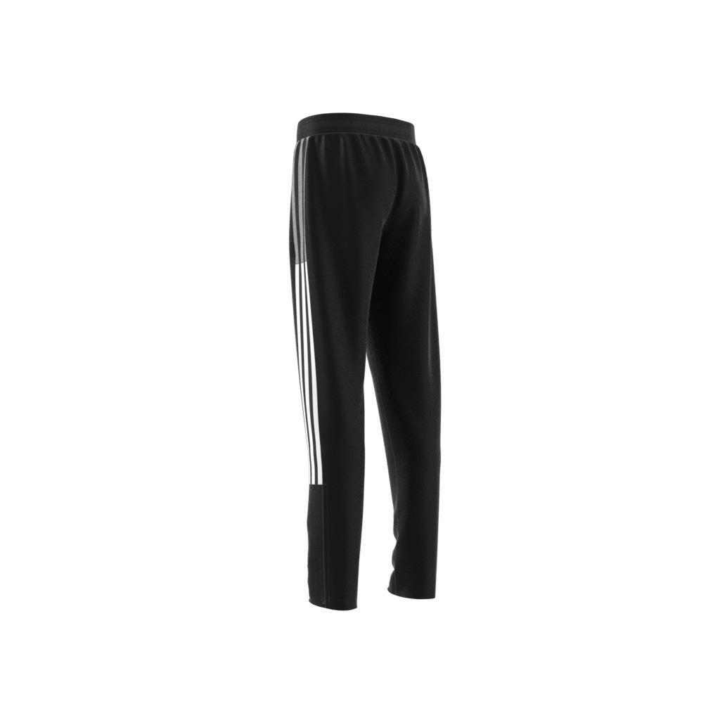 Unisex Kids Tiro 21 Track Tracksuit Bottoms, Black, A901_ONE, large image number 8