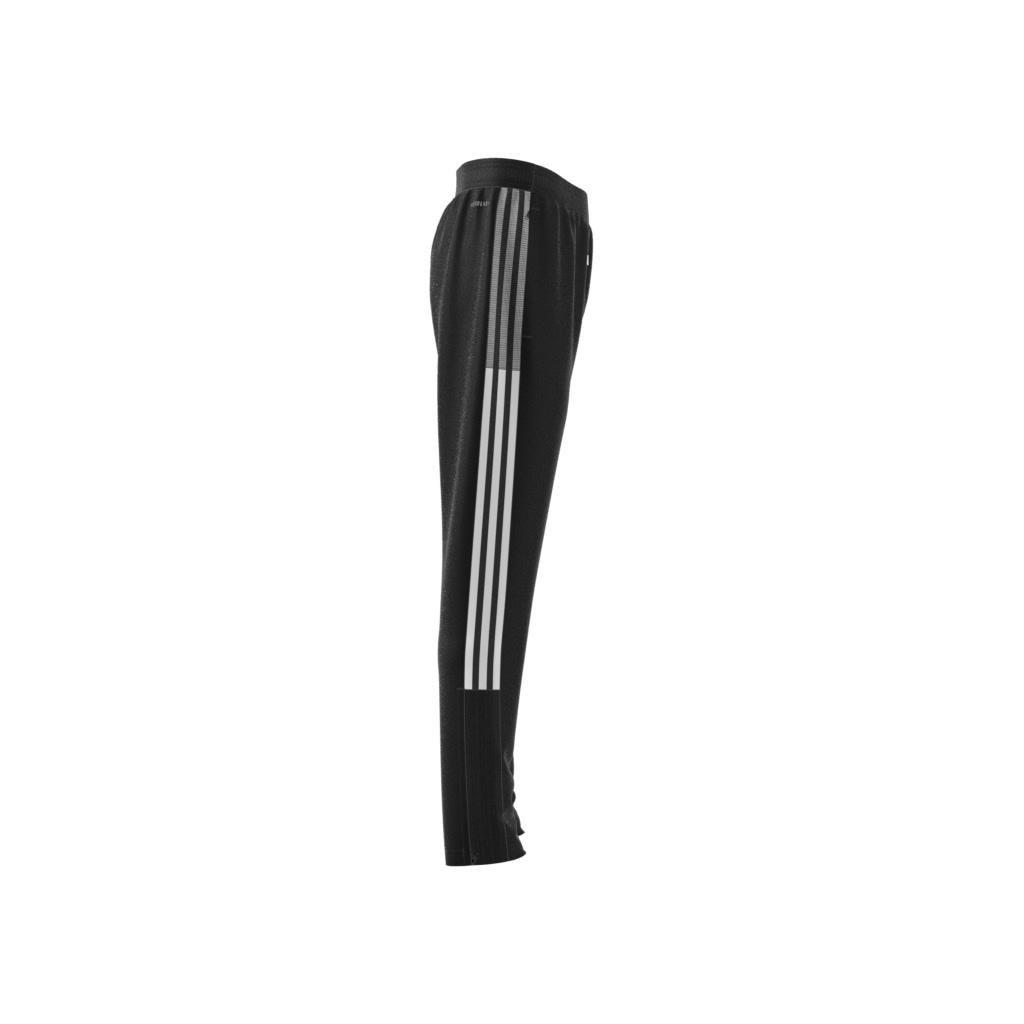 Unisex Kids Tiro 21 Track Tracksuit Bottoms, Black, A901_ONE, large image number 10