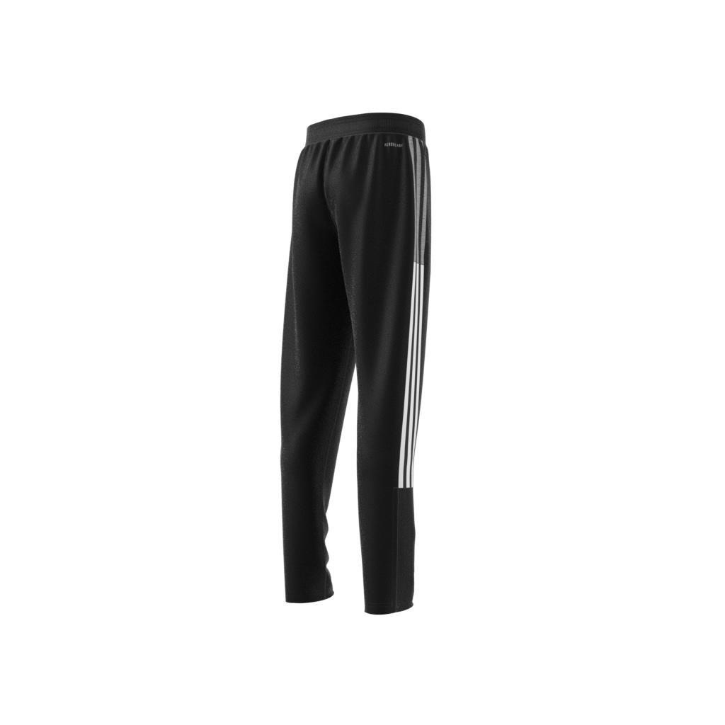 Unisex Kids Tiro 21 Track Tracksuit Bottoms, Black, A901_ONE, large image number 12