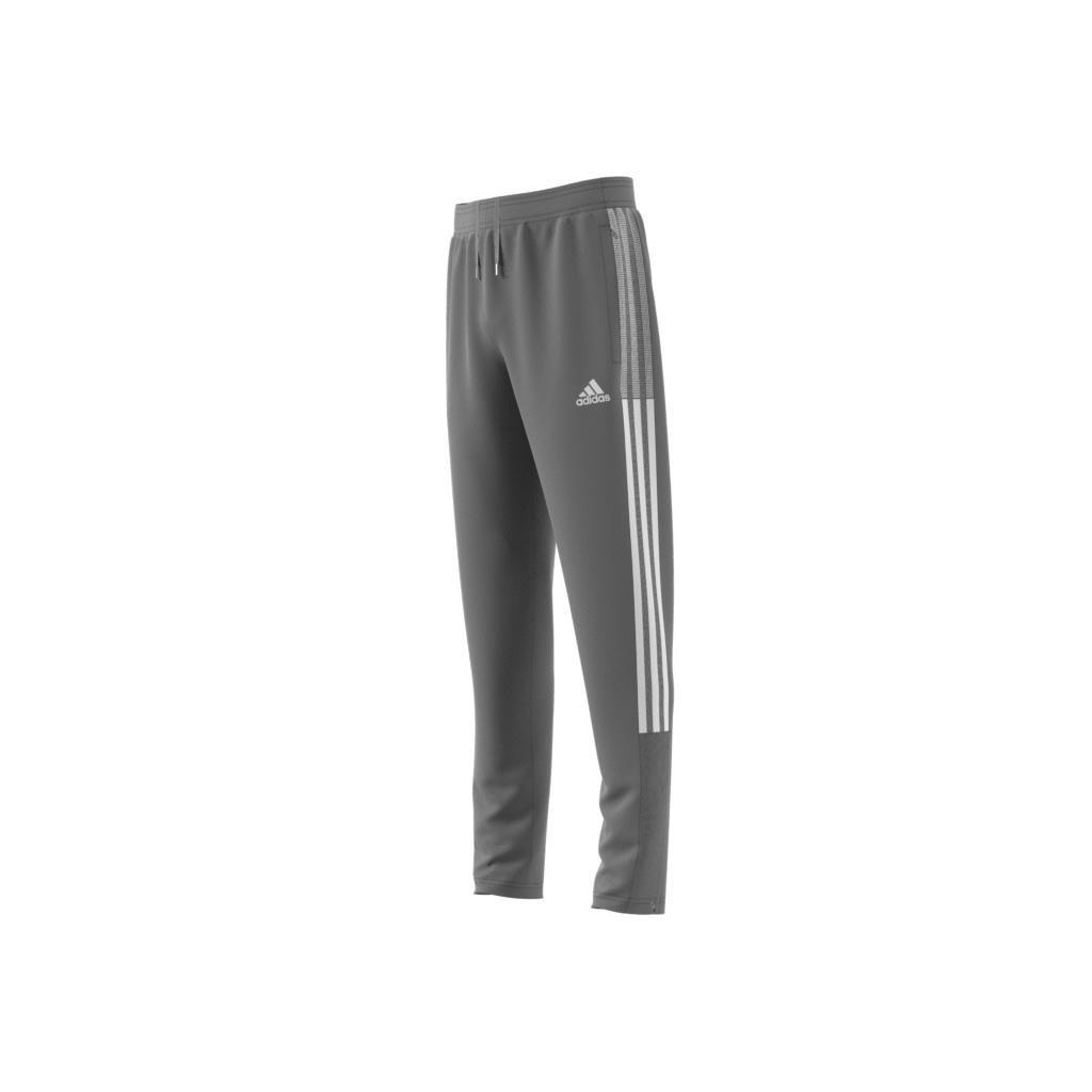 Unisex Kids Tiro 21 Tracksuit Bottoms, Grey, , large image number 7