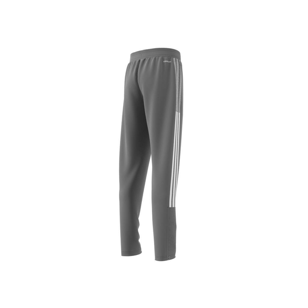 Unisex Kids Tiro 21 Tracksuit Bottoms, Grey, , large image number 12