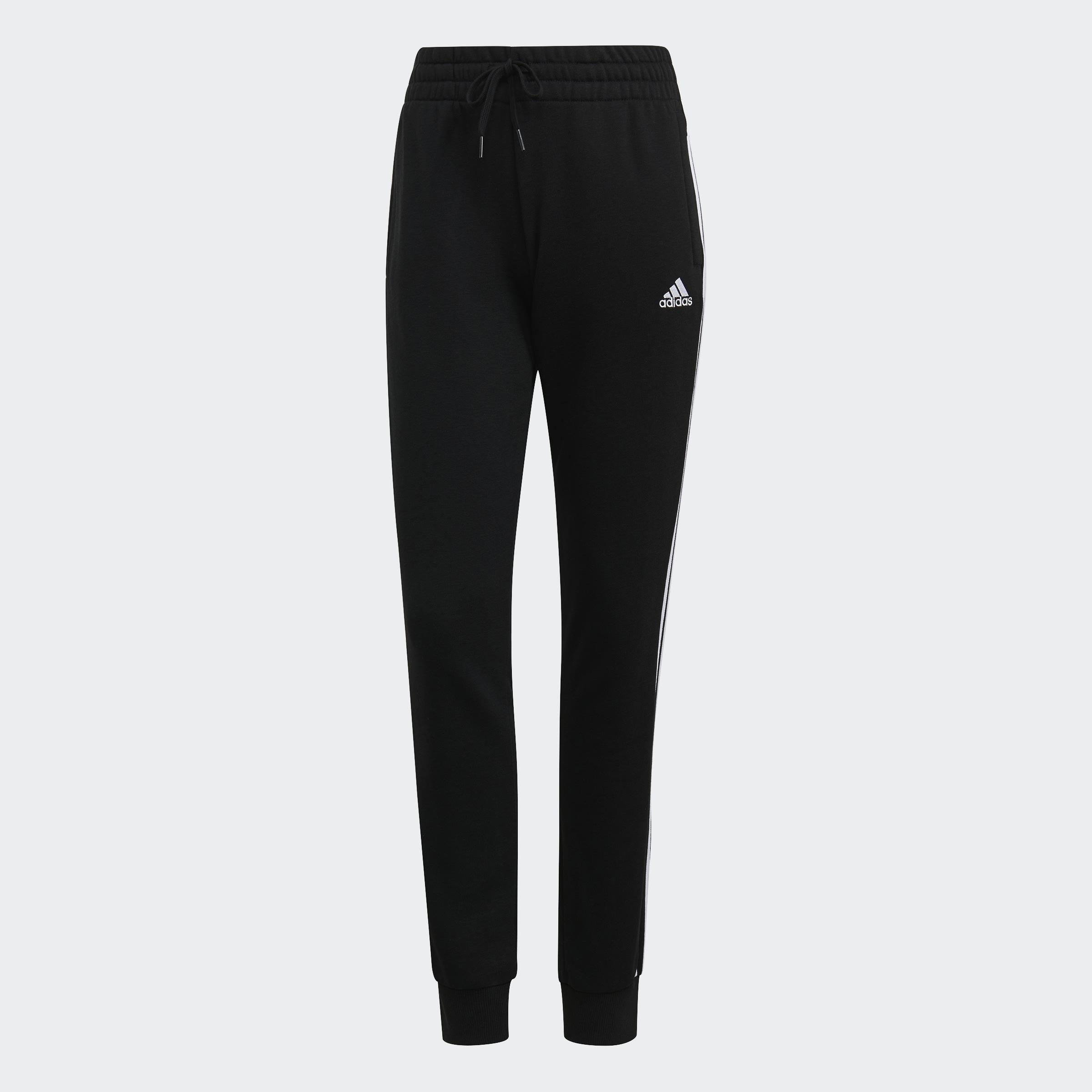 Essentials French Terry 3-Stripes Joggers, Black, , large image number 0