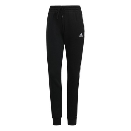 Women Essentials French Terry 3-Stripes Joggers , Black, A901_ONE, large image number 1
