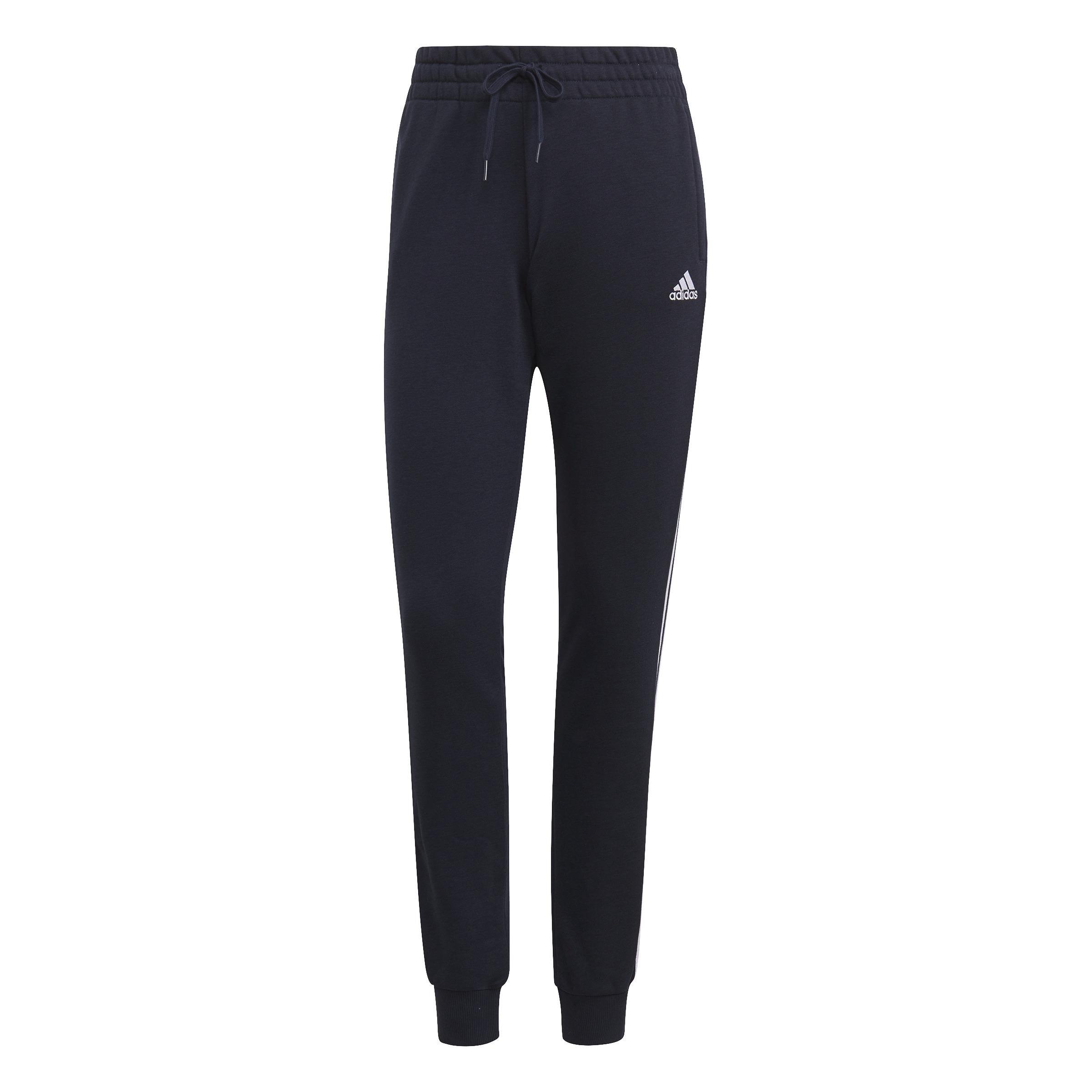 Essentials French Terry 3-Stripes Joggers, Blue, , large image number 0