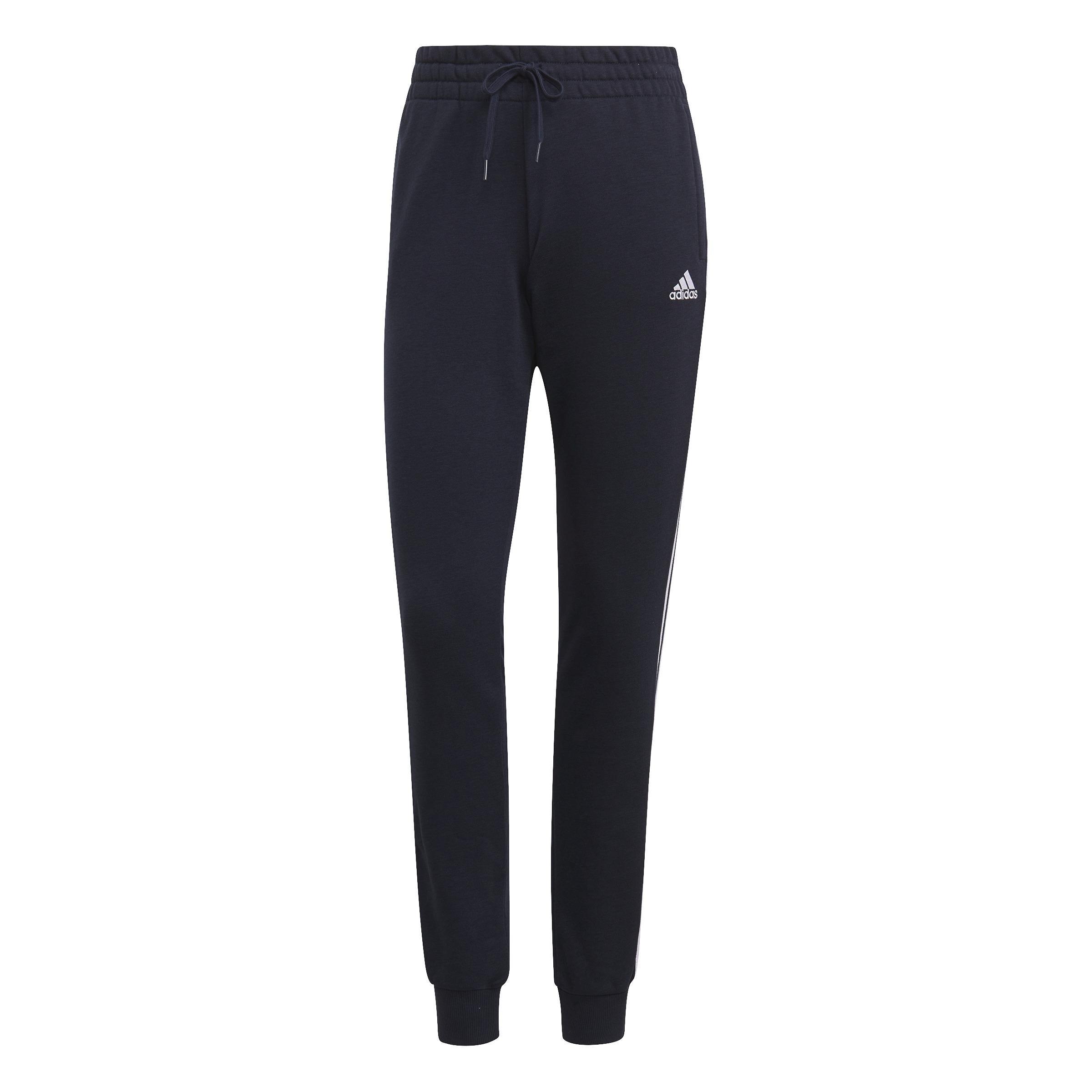 Essentials French Terry 3-Stripes Joggers, Blue, , large image number 1