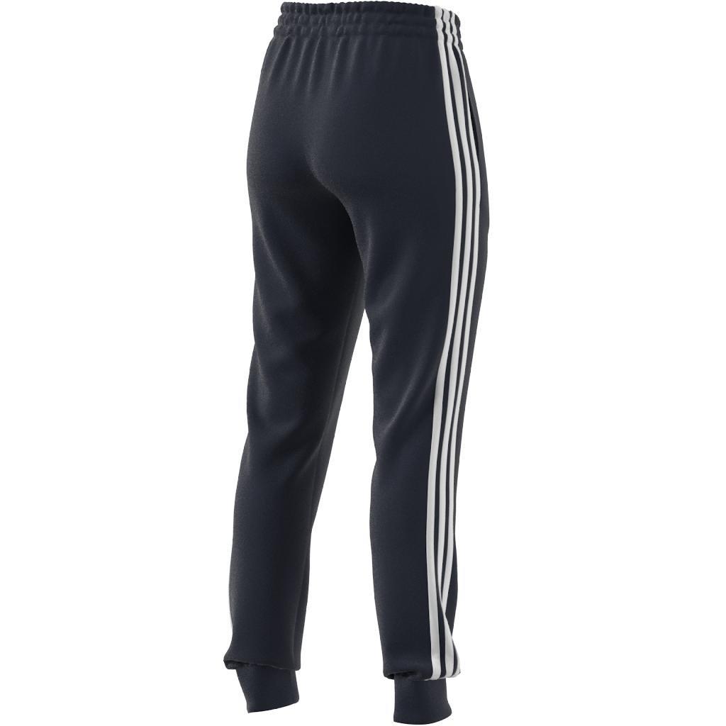 Essentials French Terry 3-Stripes Joggers, Blue, , large image number 6