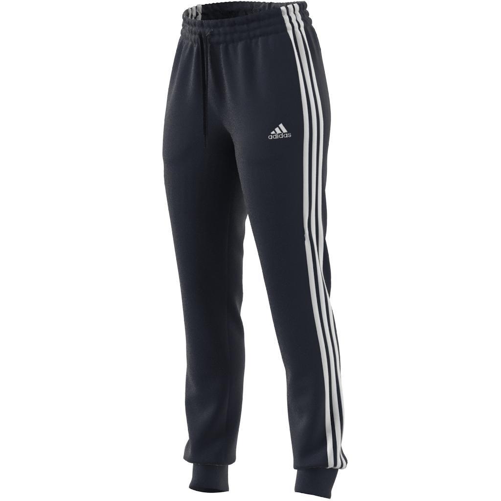 Essentials French Terry 3-Stripes Joggers, Blue, , large image number 7
