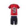 Kids  Lil 3-Stripes Sporty Summer Set, Red, A901_ONE, thumbnail image number 18