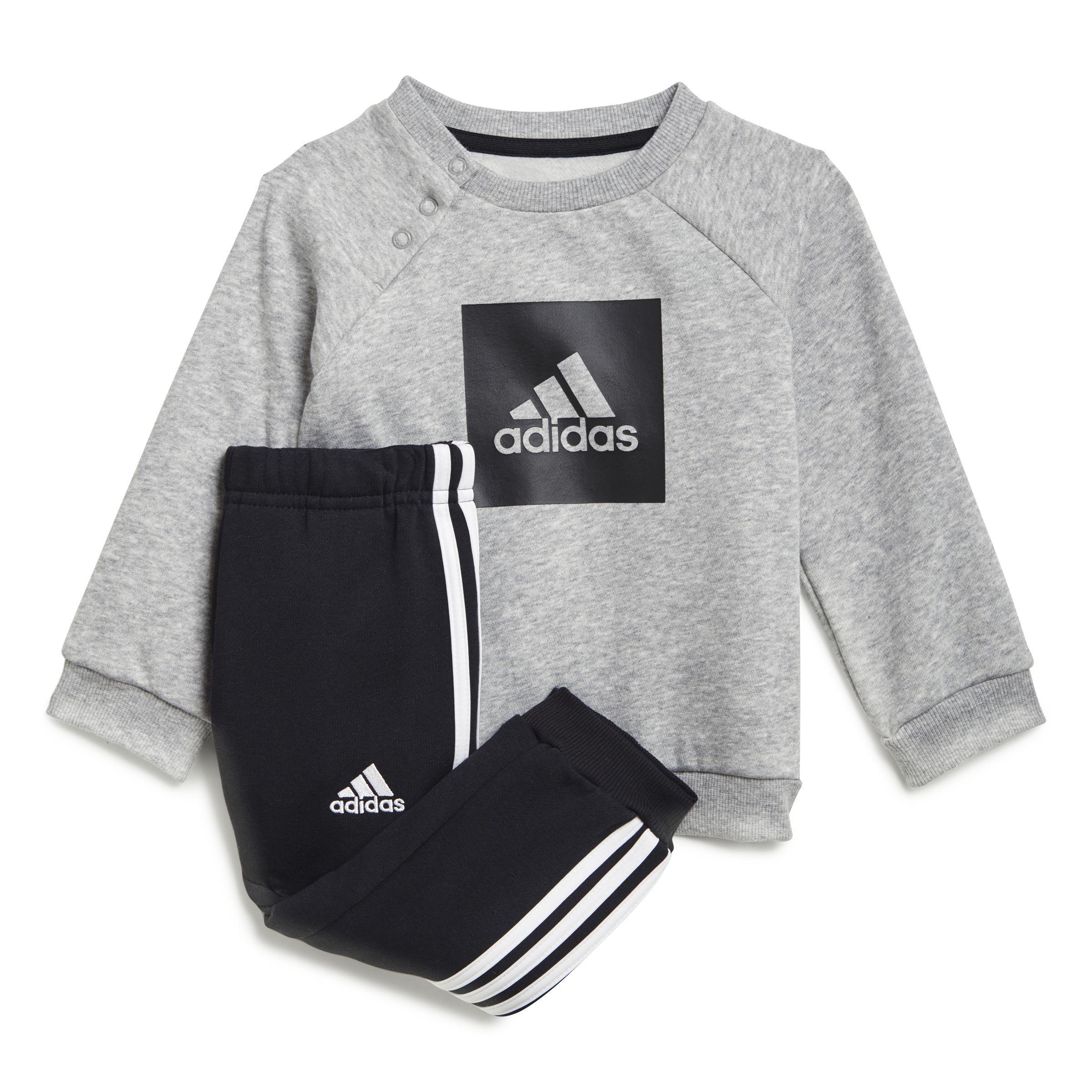 Unisex Kids 3-Stripes Fleece Jogger Set, Grey adidas Lebanon