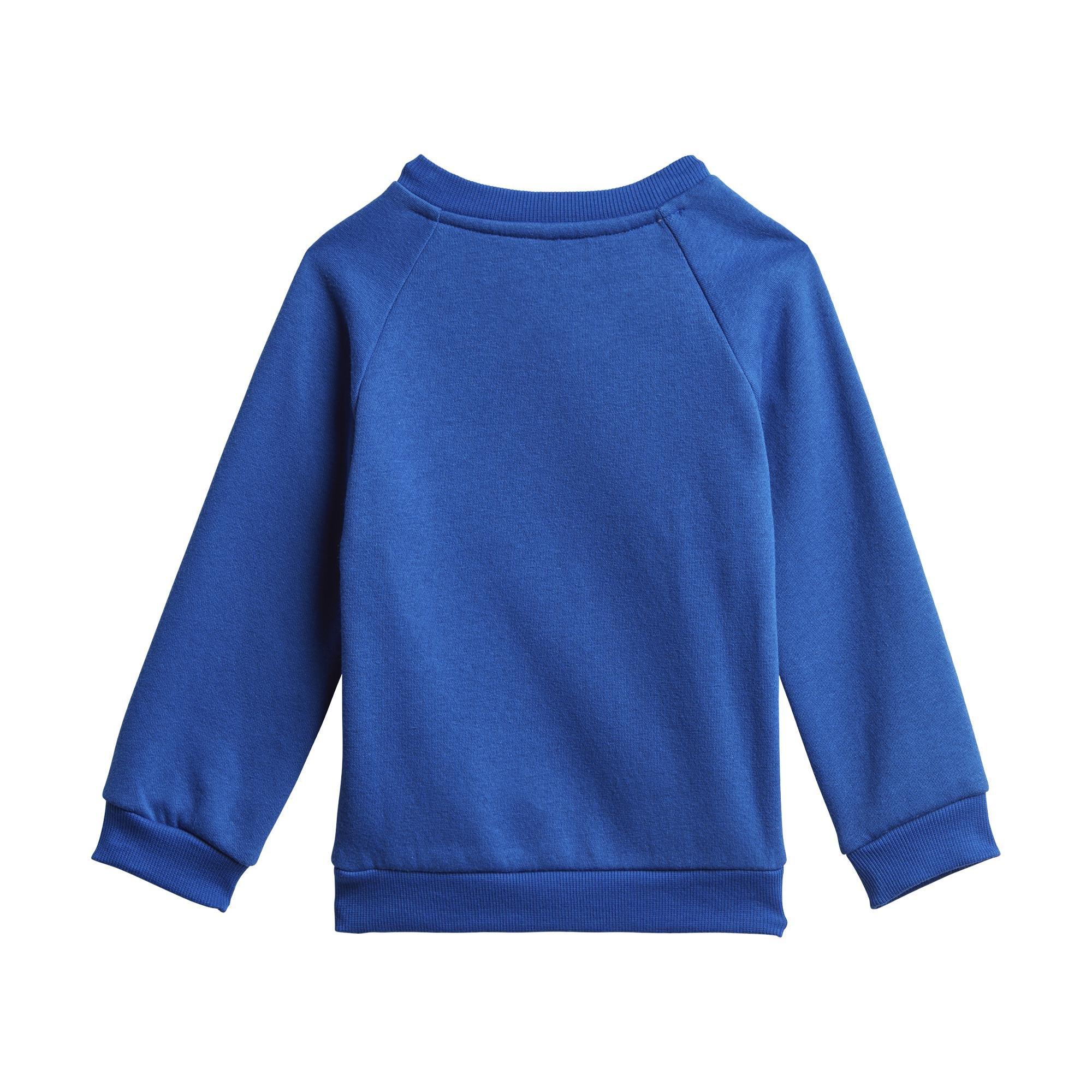 Unisex Kids 3-Stripes Fleece Jogger Set, White, A901_ONE, large image number 4