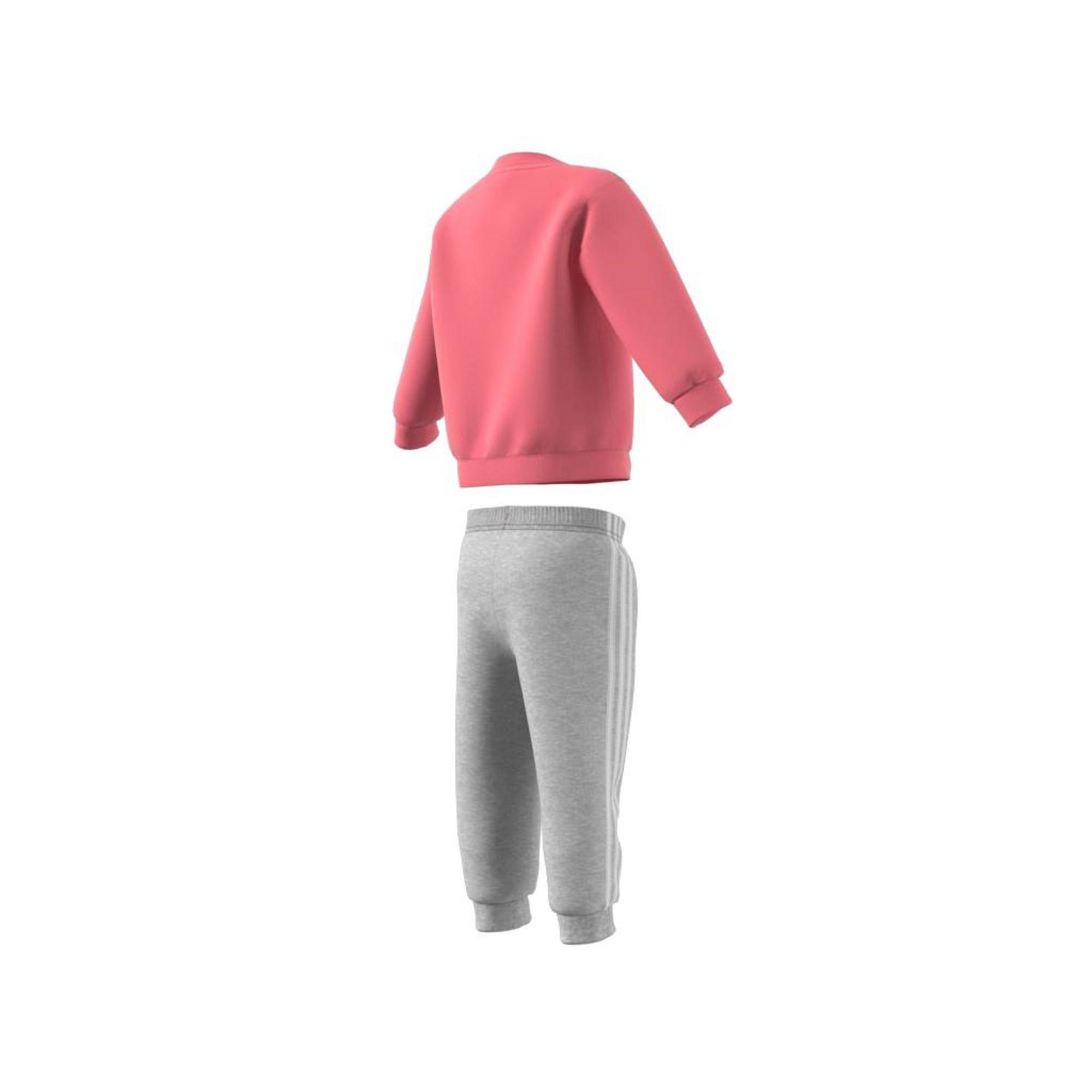 Unisex Kids Badge Of Sport French Terry Jogger, Pink, , large image number 9