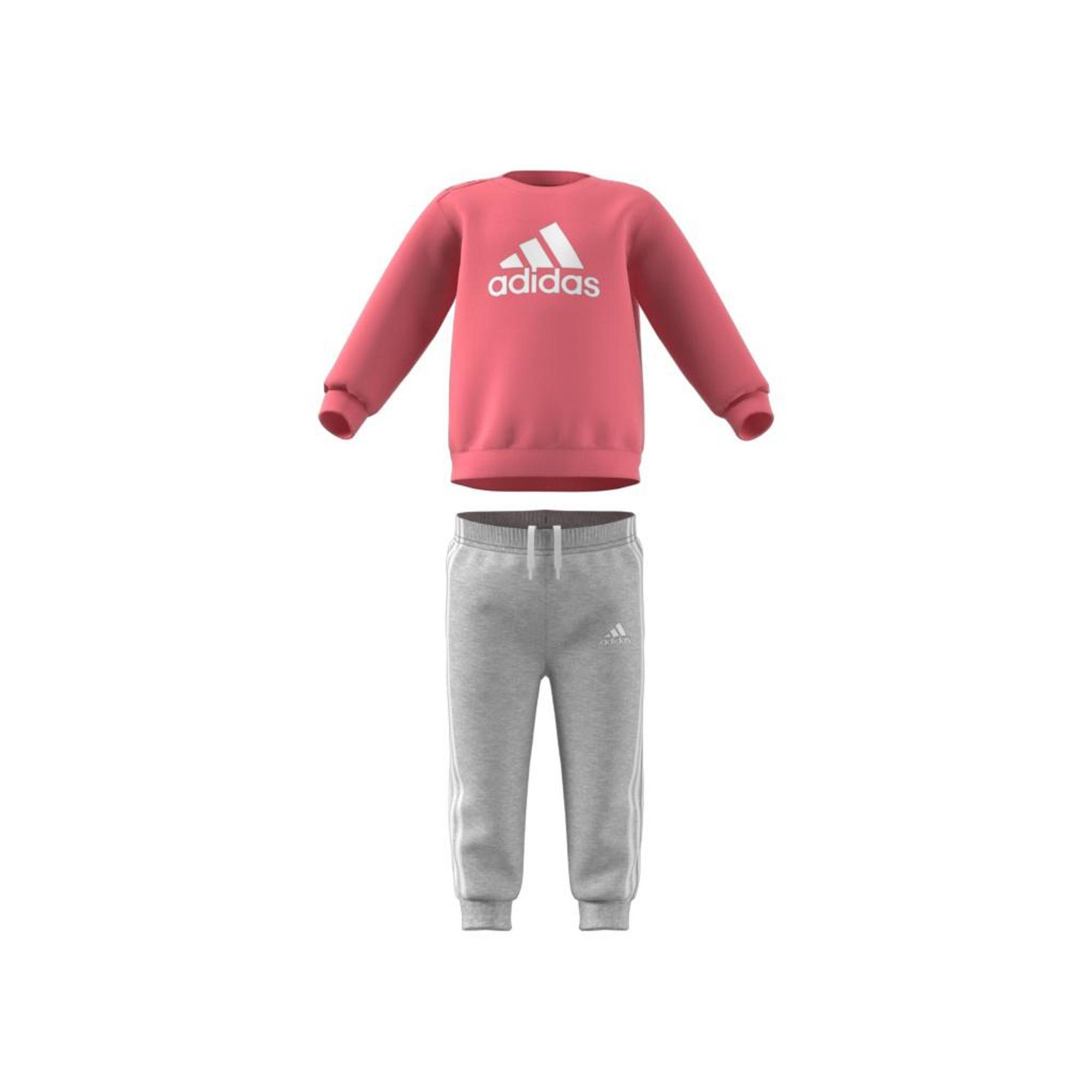 Unisex Kids Badge Of Sport French Terry Jogger, Pink, , large image number 10