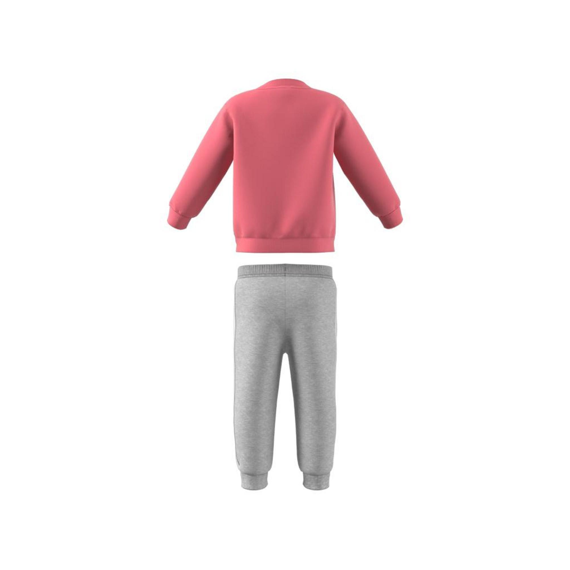 Unisex Kids Badge Of Sport French Terry Jogger, Pink, , large image number 12