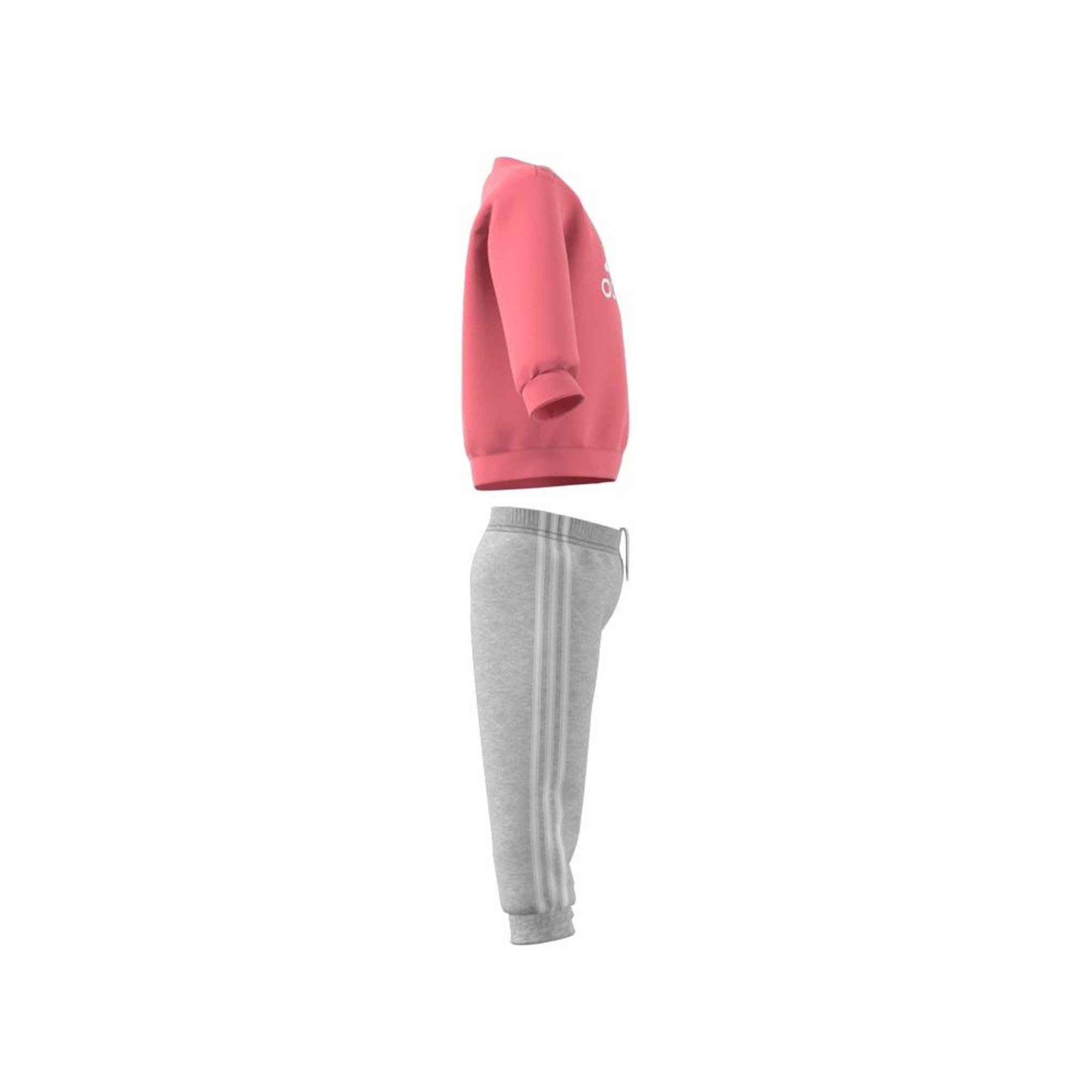 Unisex Kids Badge Of Sport French Terry Jogger, Pink, , large image number 13