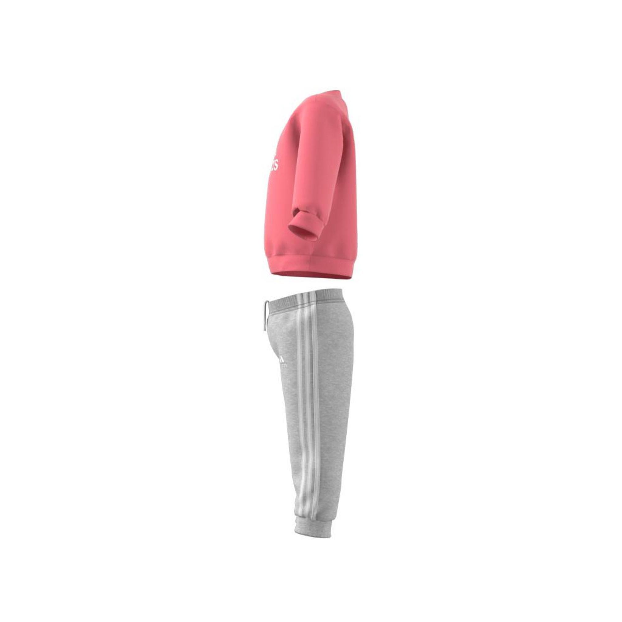 Unisex Kids Badge Of Sport French Terry Jogger, Pink, , large image number 15