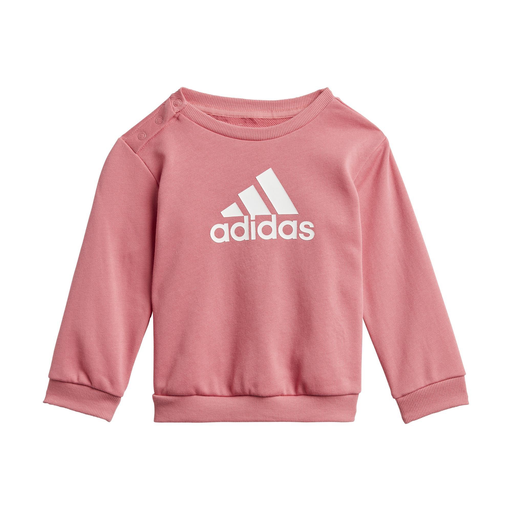 Unisex Kids Badge Of Sport French Terry Jogger, Pink, , large image number 19