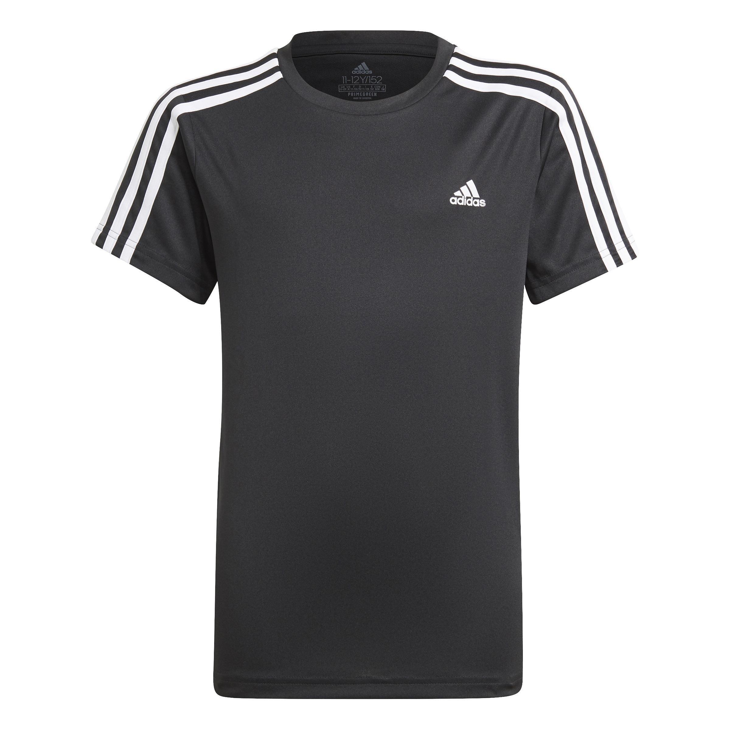 Kids Designed 2 Move 3-Stripes T-shirt, Black, , large image number 0