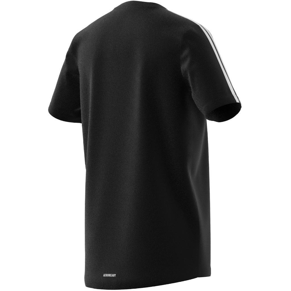 Kids Designed 2 Move 3-Stripes T-shirt, Black, , large image number 10