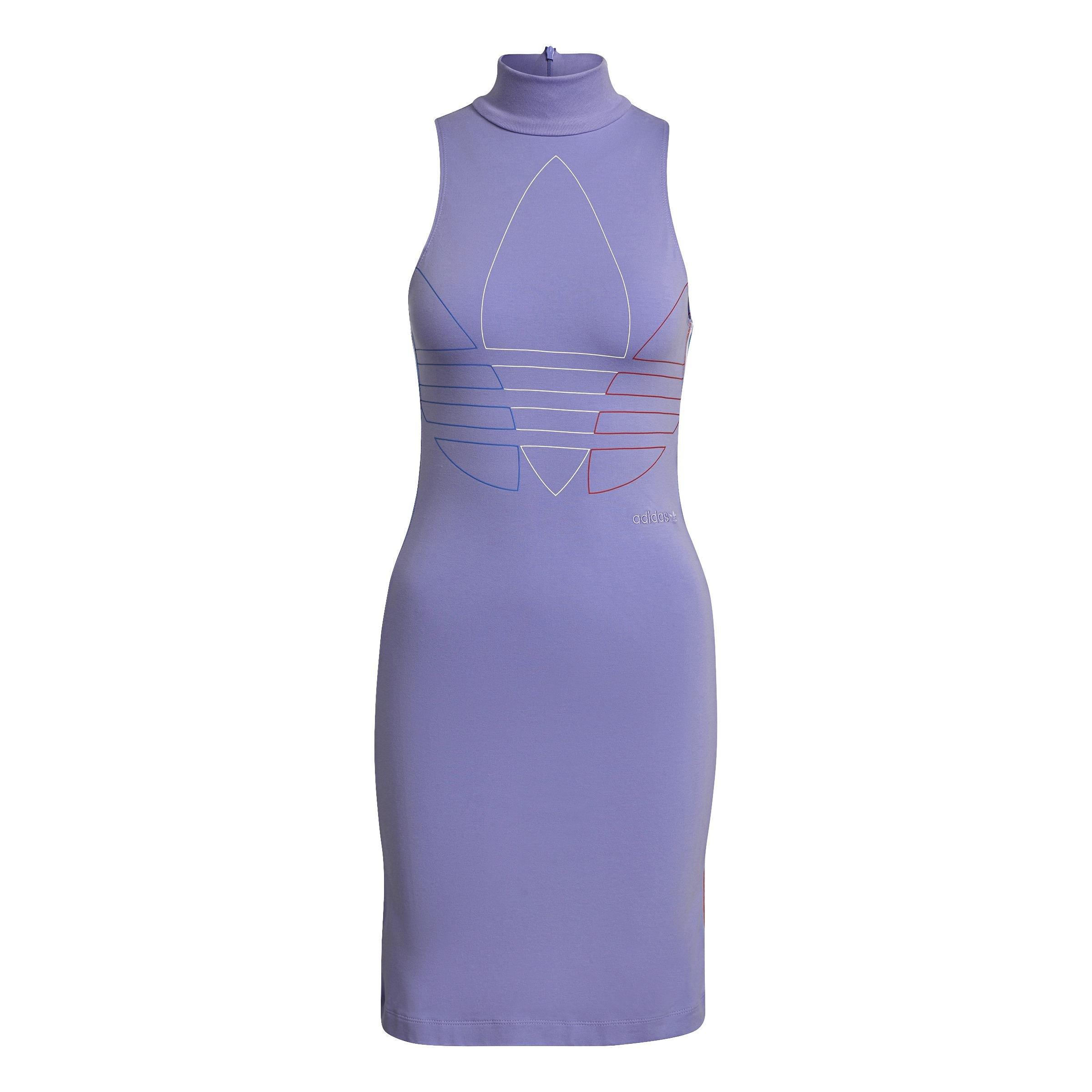 ADICOLOR TRIOCOLOR TANK DRESS, Purple, A901_ONE, large image number 0