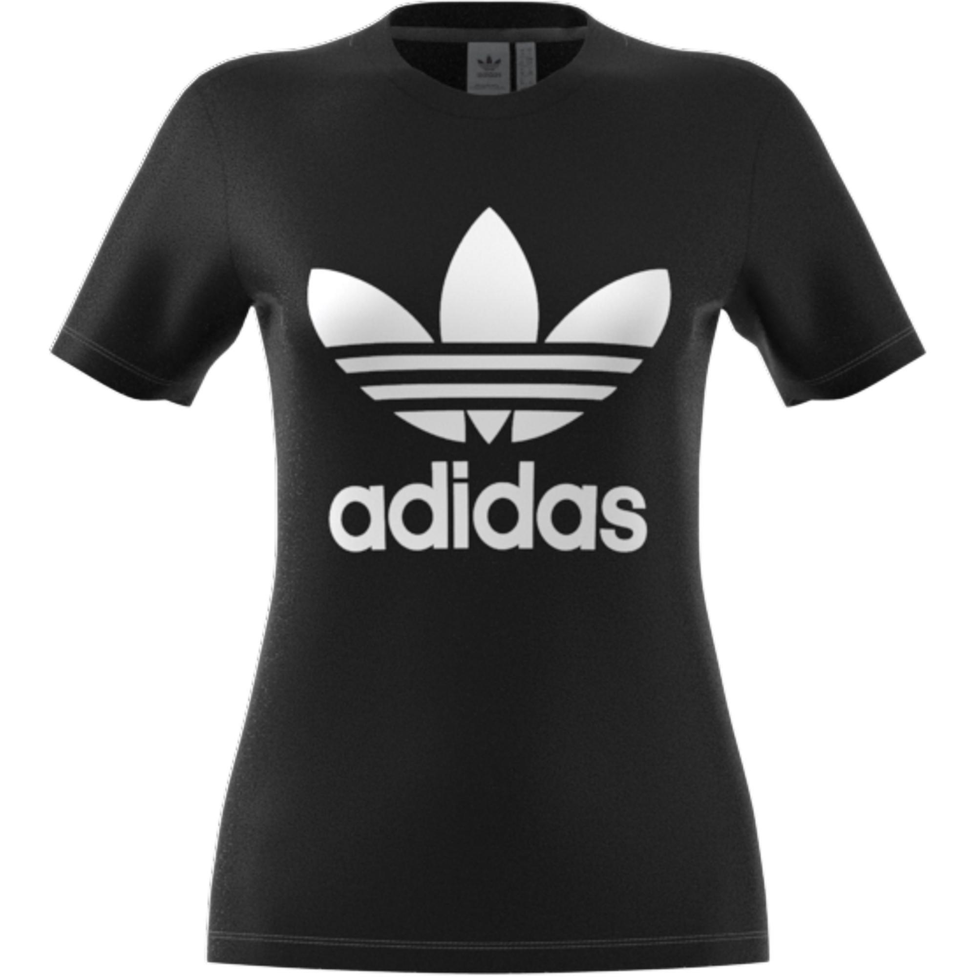Adicolor Classics Trefoil T-Shirt, Black, , large image number 5