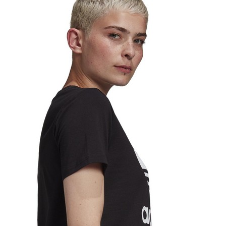 Women Adicolor Classics Trefoil T-Shirt, Black, A901_ONE, large image number 13