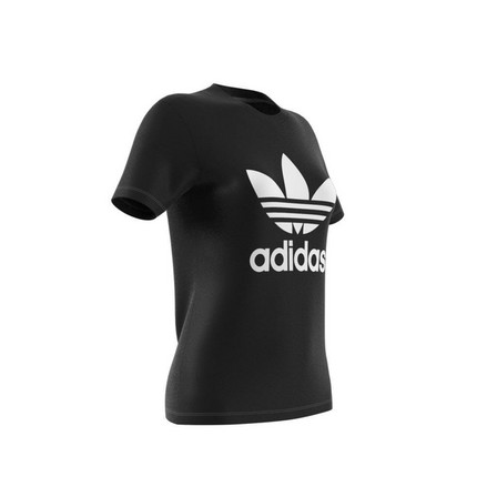 Women Adicolor Classics Trefoil T-Shirt, Black, A901_ONE, large image number 23