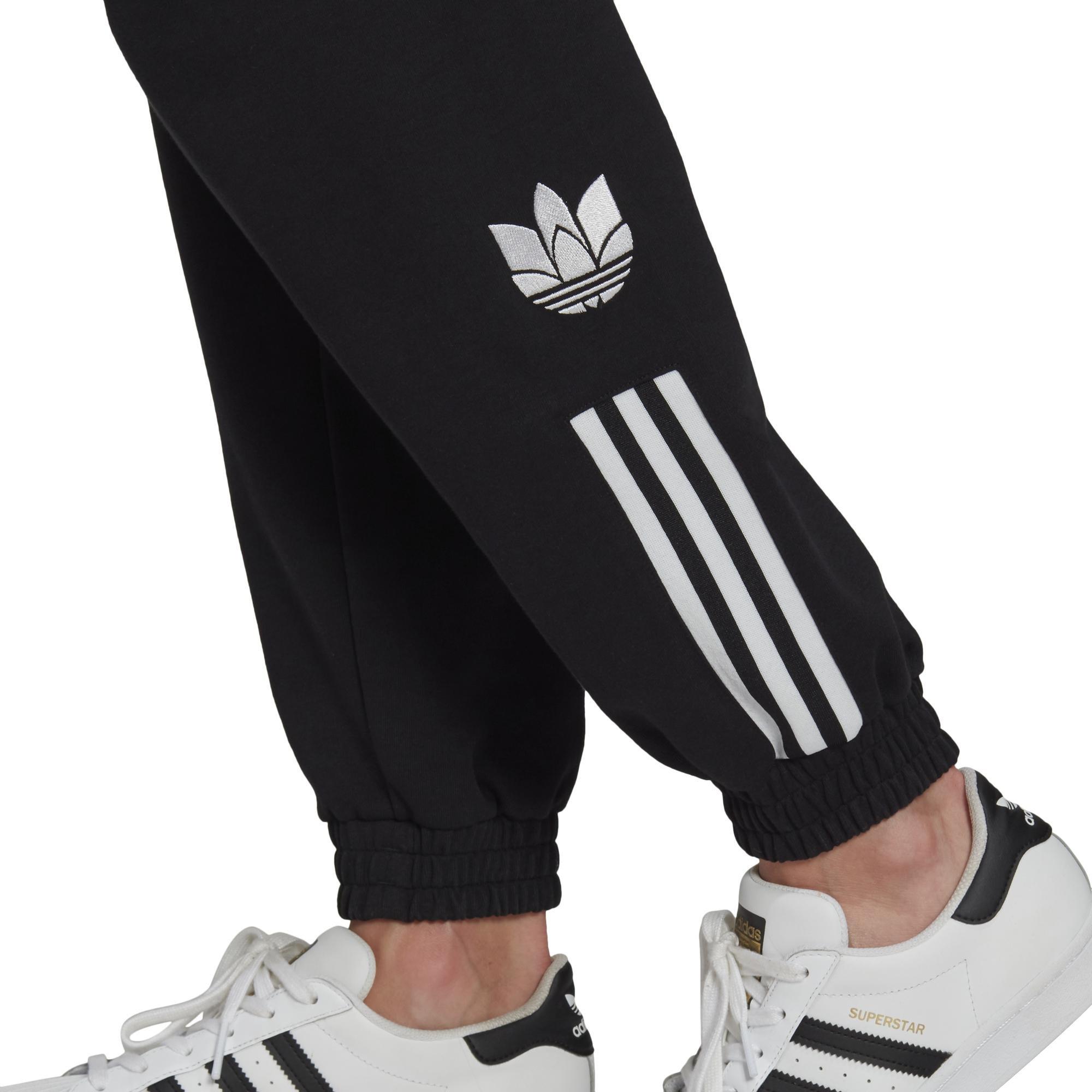 adidas, Pants & Jumpsuits, New Sz S Small Womens Adidas Adicolor Mid Rise  3d Trefoil Tights In Black Gd2232