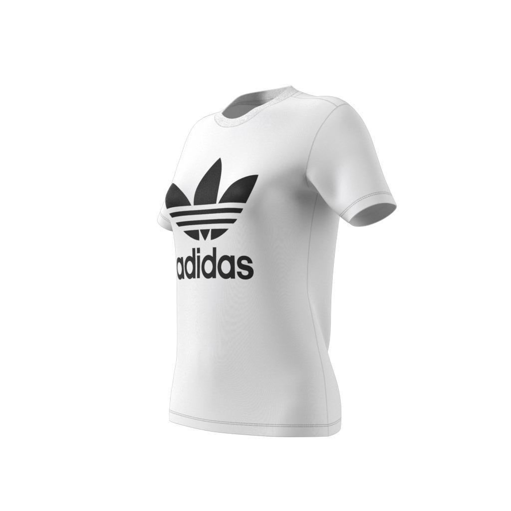 Adicolor Classics Trefoil T-Shirt, White, A901_ONE, large image number 2