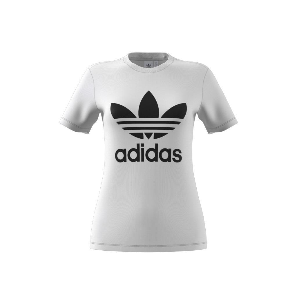 Adicolor Classics Trefoil T-Shirt, White, A901_ONE, large image number 3