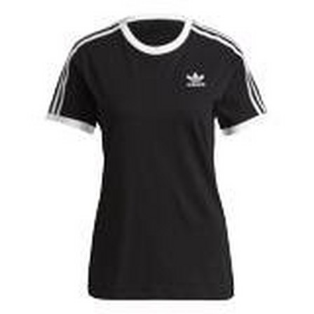 Women Adicolor Classics 3-Stripes T-Shirt, Black, A901_ONE, large image number 6