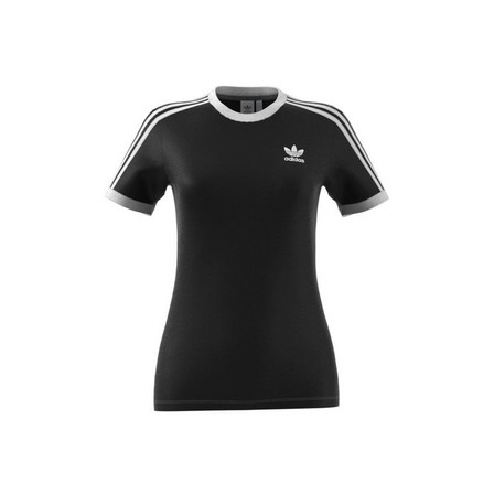 Women Adicolor Classics 3-Stripes T-Shirt, Black, A901_ONE, large image number 8