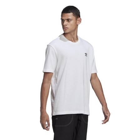 Mens Adicolor Classics Boxy Tee, White, A901_ONE, large image number 1