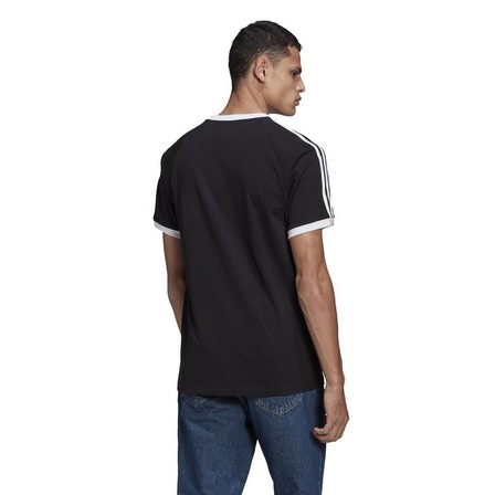 Men Adicolor Classics 3-Stripes T-Shirt, Black, A901_ONE, large image number 2